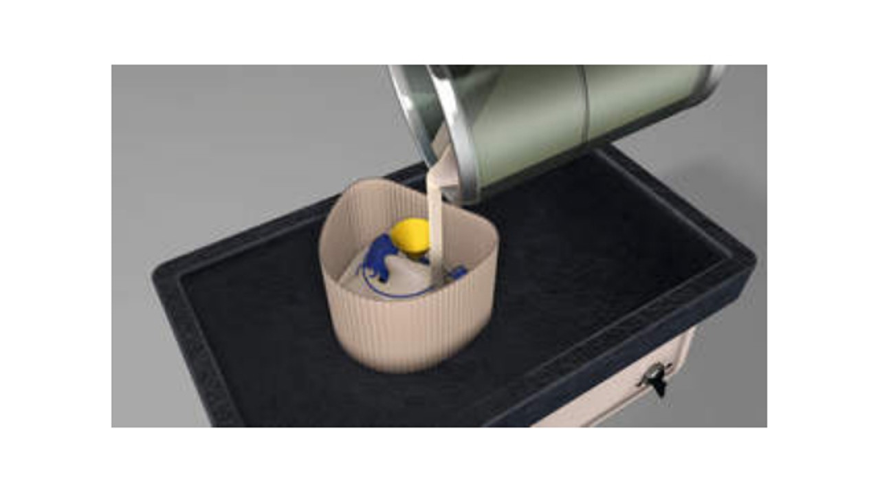 Inbedmassa voor niet edelmetaal partiele kunstgebitten voor 3D print