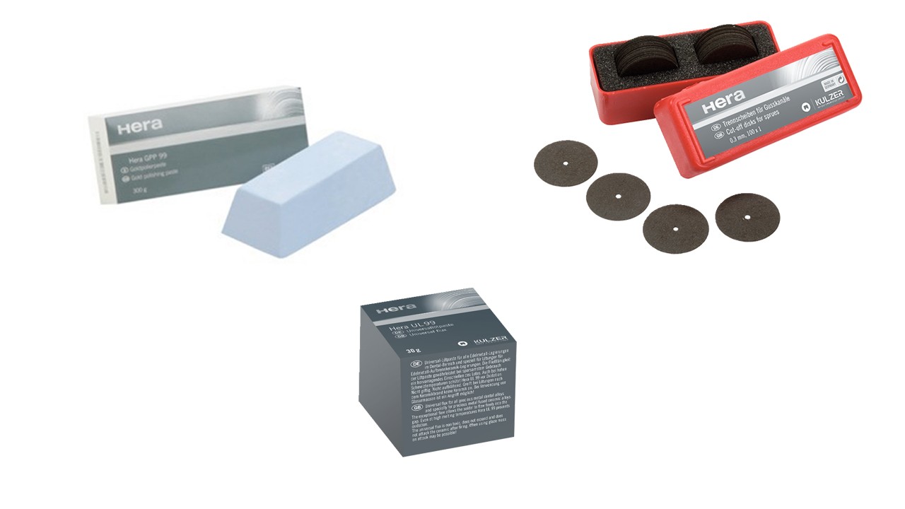 Verbruiksmaterialen voor kroon- en brugwerk